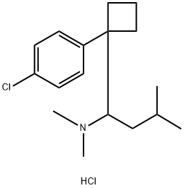 Sibutramineの塩酸塩の構造